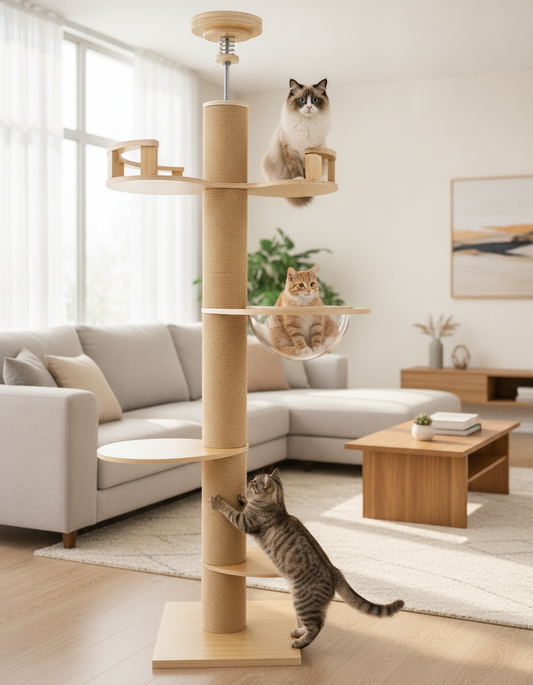 Arbre à Chat Bois Massif